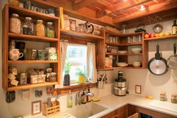 Small Wooden Kitchen Design Photo