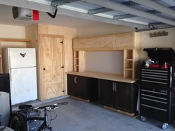 Дызайн гаража з кухняй