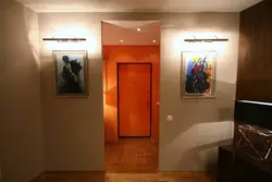 Orange hallway interior