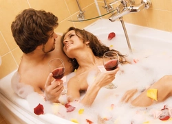 Banyoda Romantik Fotosurat