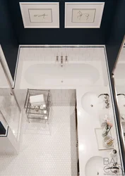 Photo of bathroom from above