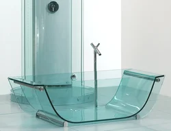 Ванна из стекла фото дизайн