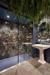 Тропикалық ванна бөлмесінің дизайны