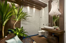 Тропическая Ванная Комната Дизайн