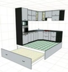 Kitchens with podium design