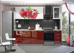 Kitchen with pomegranate photo