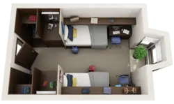 Дизайн Спальни Вид Сверху