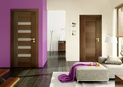 Different doors in the interior of one apartment